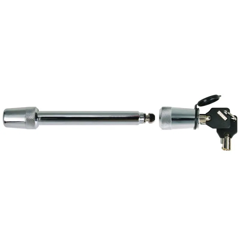 TH4 – TRIMAX Trailer Hitch Pin, For Use With Rapid Hitch Adjustable Receiver Systems Barbell Type With Key Lock 5/8 I...